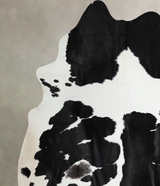 Black and White XX-Large Brazilian Cowhide Rug 8'6"H x 7'4"W #A44324 by Hudson Hides