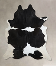 Black and White XX-Large Brazilian Cowhide Rug 8'7"H x 7'2"W #A44325 by Hudson Hides