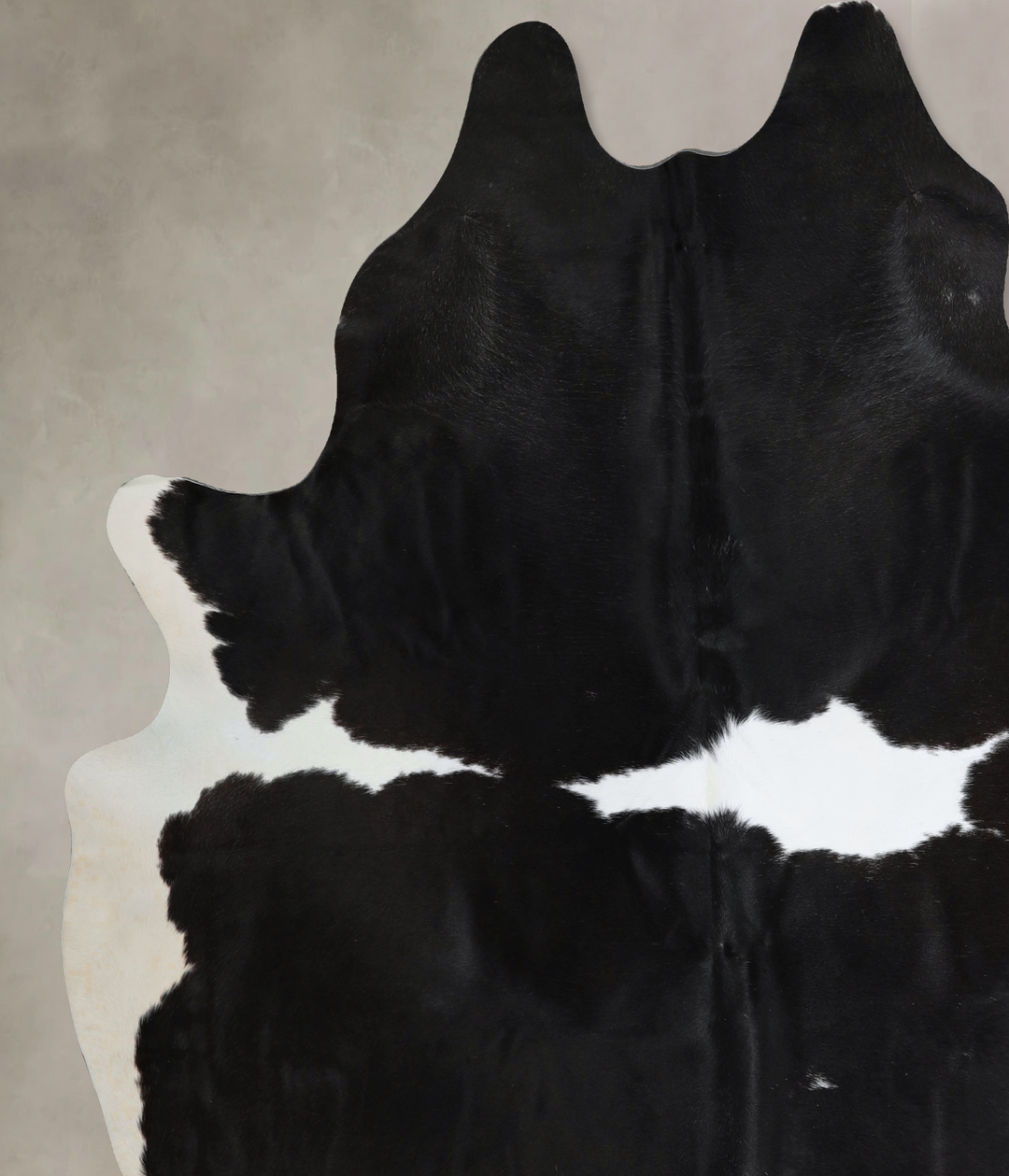 Black and White XX-Large Brazilian Cowhide Rug 8'7"H x 7'2"W #A44325 b