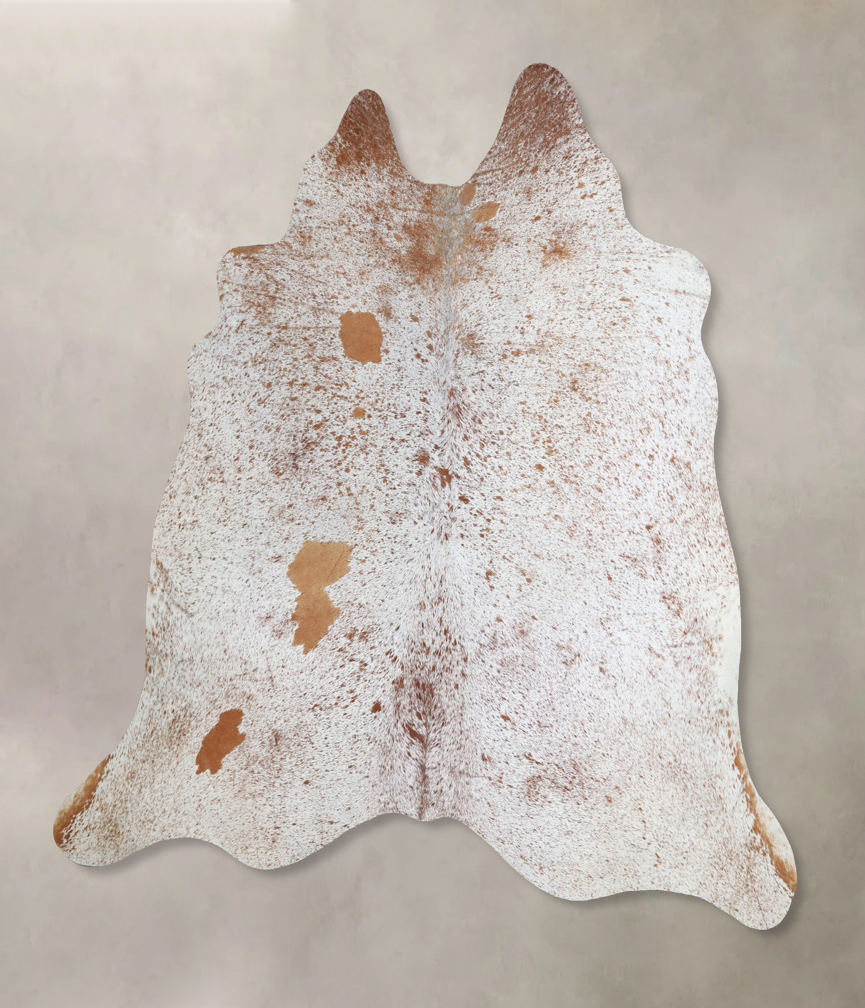 Salt and Pepper Brown Cowhide Rug #A44326