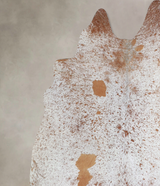 Salt and Pepper Brown X-Large Brazilian Cowhide Rug 6'0"H x 6'9"W #A44326 by Hudson Hides