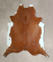 Brown and White Regular XX-Large Brazilian Cowhide Rug 8'0