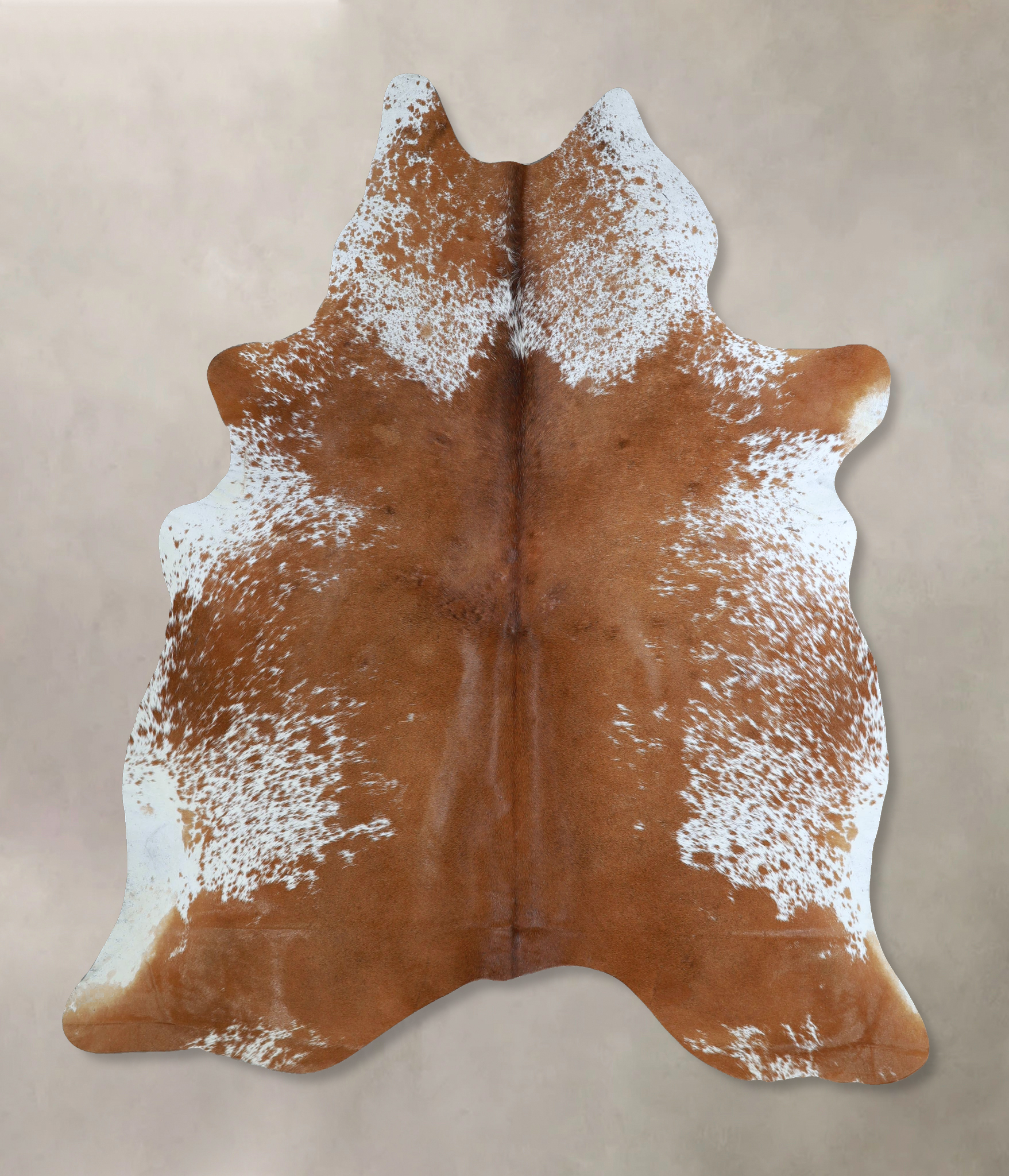 Salt and Pepper Brown Cowhide Rug #A44349