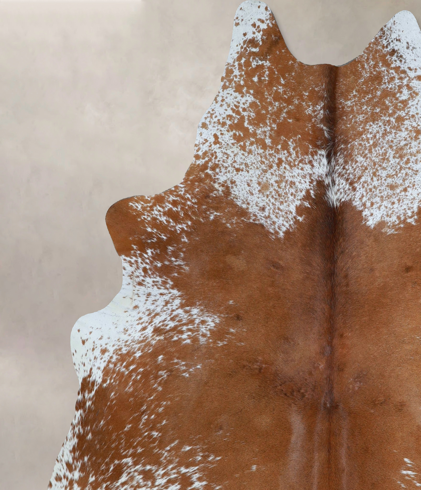 Salt and Pepper Brown Cowhide Rug #A44349
