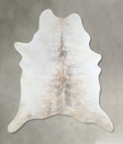 Grey Brindle X-Large Brazilian Cowhide Rug 7'4"H x 6'1"W #A44350 by Hudson Hides