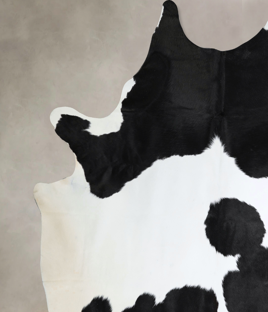 Black and White XX-Large Brazilian Cowhide Rug 7'9"H x 6'8"W #A44351 b