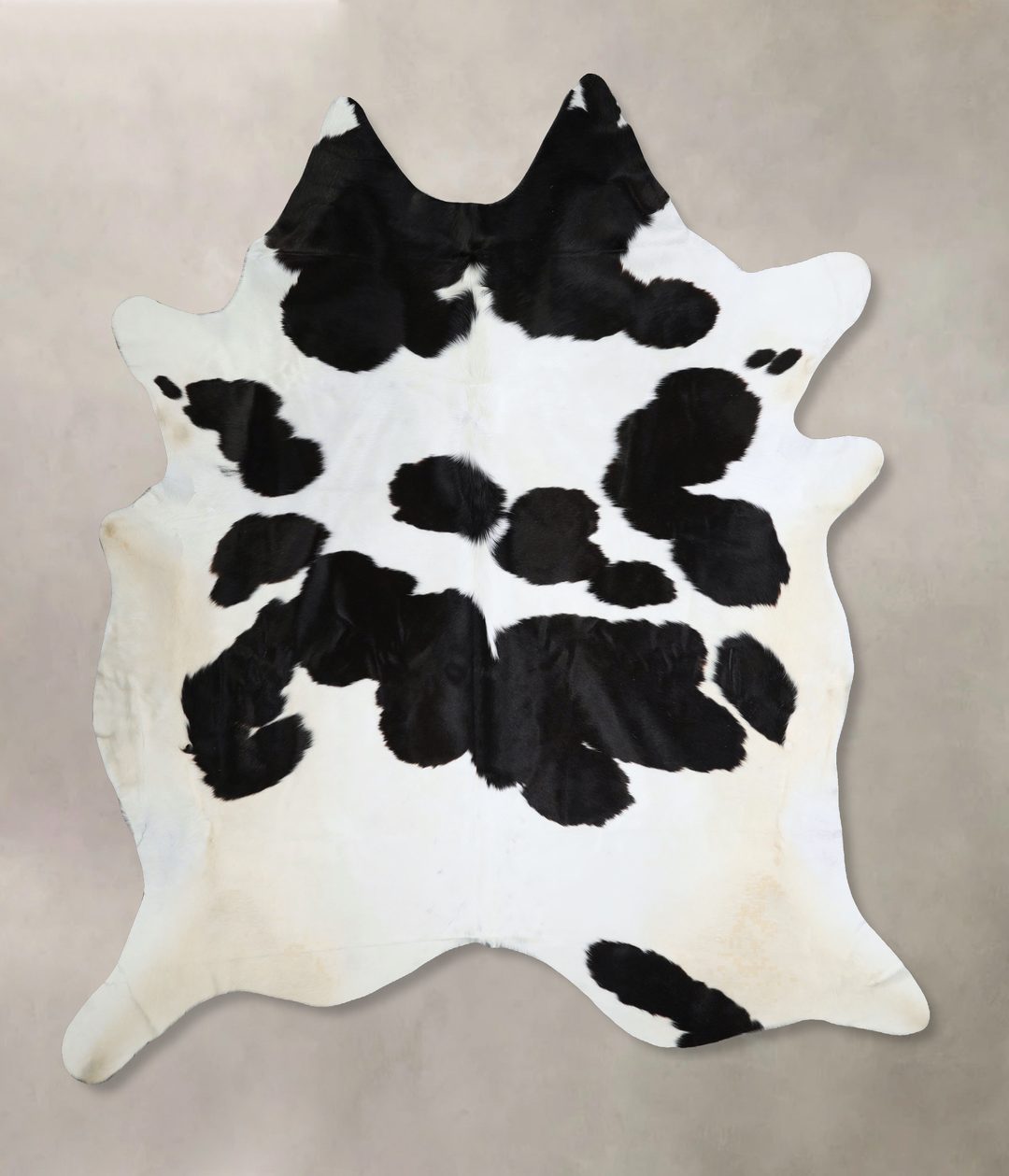 Black and White XX-Large Brazilian Cowhide Rug 8'2"H x 7'2"W #A44353 b