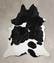 Black and White XX-Large Brazilian Cowhide Rug 8'5"H x 7'4"W #A44354 by Hudson Hides