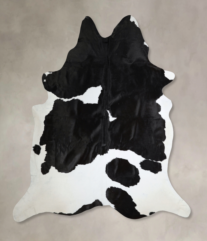 Black and White XX-Large Brazilian Cowhide Rug 8'5"H x 7'4"W #A44354 by Hudson Hides
