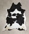 Black and White XX-Large Brazilian Cowhide Rug 8'0