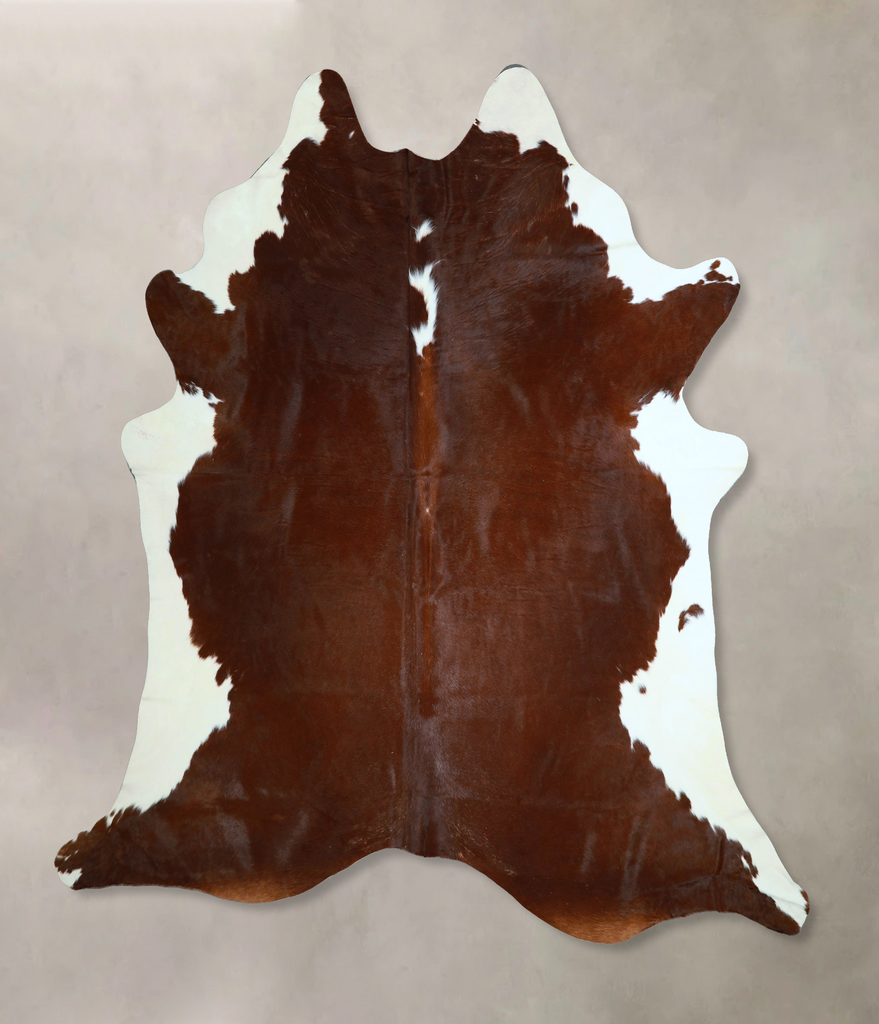 Hereford XX-Large Brazilian Cowhide Rug 8'2"H x 7'10"W #A44360 by Hudson Hides