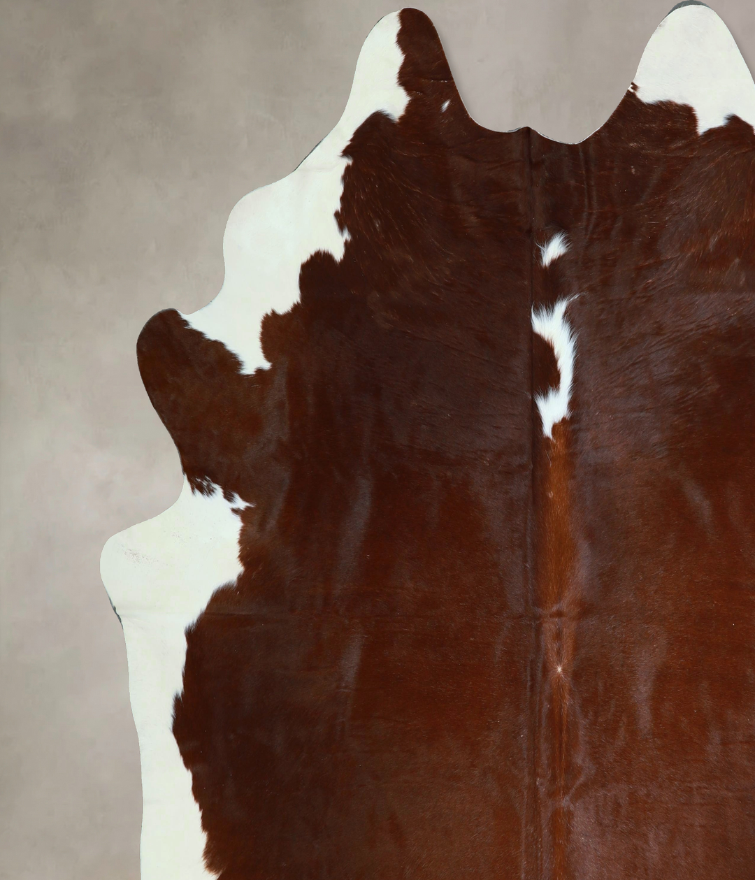 Hereford XX-Large Brazilian Cowhide Rug 8'2"H x 7'10"W #A44360 by Huds