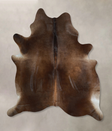 Chocolate X-Large Brazilian Cowhide Rug 7'0"H x 6'3"W #A44362 by Hudson Hides
