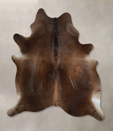 Chocolate X-Large Brazilian Cowhide Rug 7'0"H x 6'3"W #A44362 by Hudson Hides