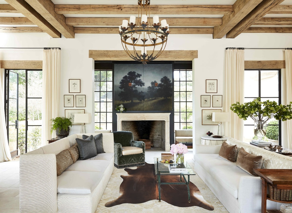 Chocolate X-Large Brazilian Cowhide Rug 7'0"H x 6'3"W #A44362 by Hudson Hides