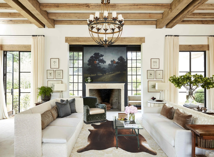 Chocolate X-Large Brazilian Cowhide Rug 7'0"H x 6'3"W #A44362 by Hudson Hides