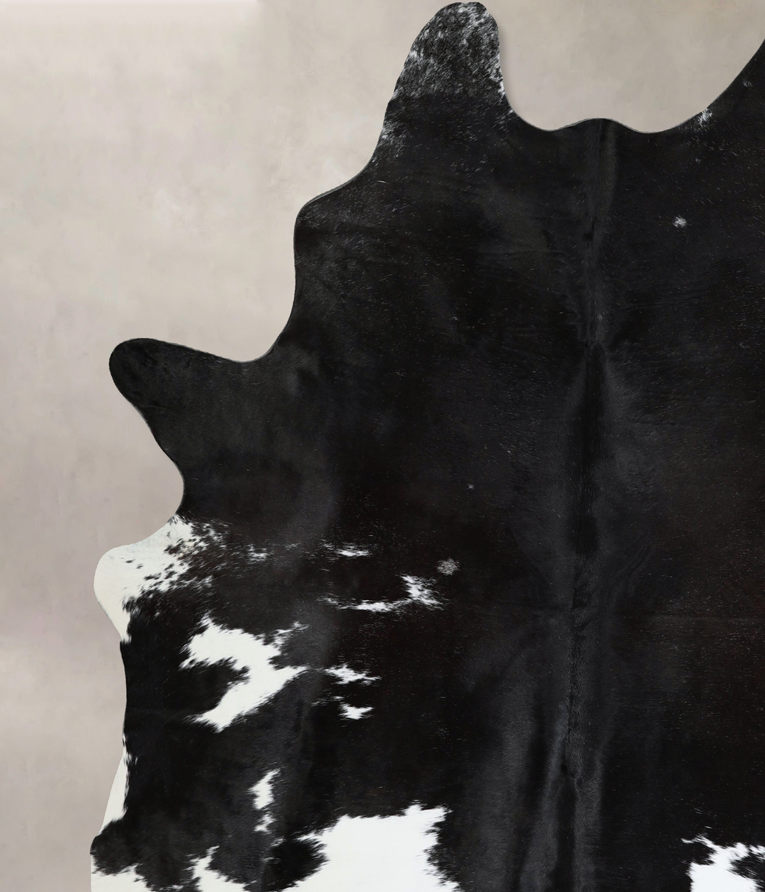 Black and White XX-Large Brazilian Cowhide Rug 8'3"H x 6'11"W #A44375 