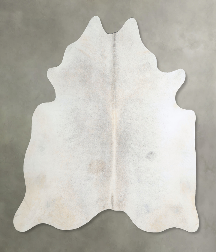 Grey with Beige Large Brazilian Cowhide Rug 6'4"H x 6'3"W #A44379 by Hudson Hides