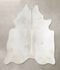 Grey with Beige Large Brazilian Cowhide Rug 6'4