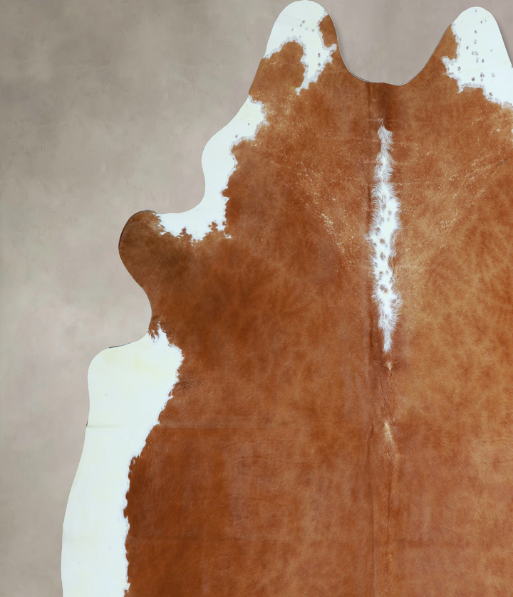Hereford XX-Large Brazilian Cowhide Rug 8'1"H x 7'5"W #A44382 by Hudson Hides