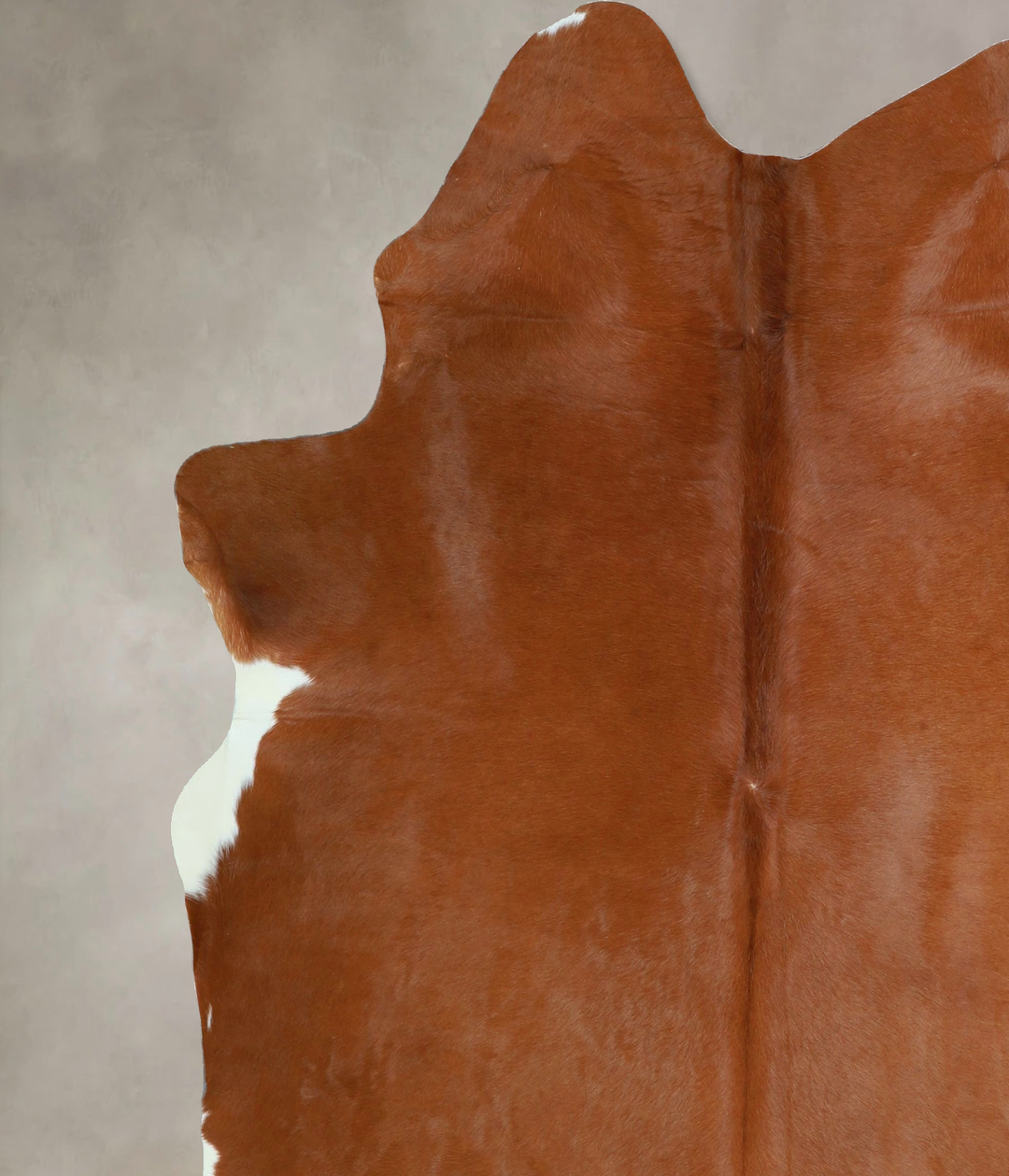 Solid Brown X-Large Brazilian Cowhide Rug 6'11"H x 6'1"W #A44393 by Hu