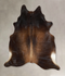 Chocolate X-Large Brazilian Cowhide Rug 7'4