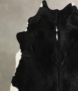 Black and White XX-Large Brazilian Cowhide Rug 7'4"H x 7'7"W #A44404 by Hudson Hides