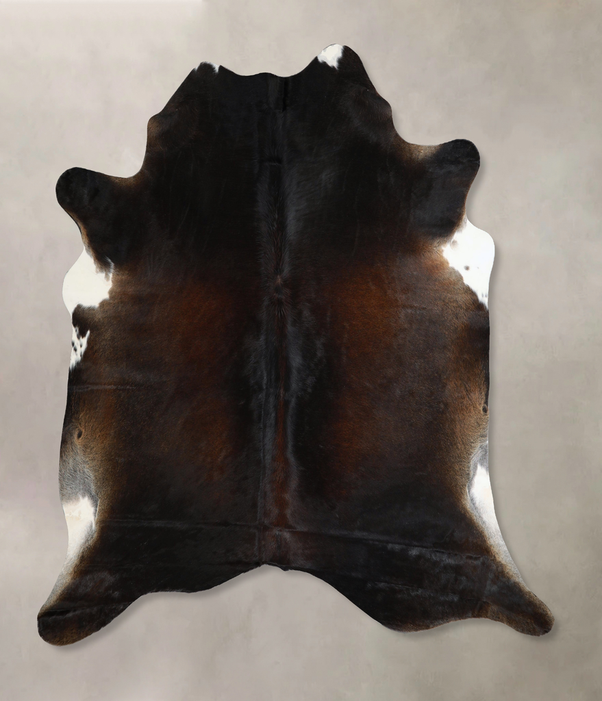 Chocolate X-Large Brazilian Cowhide Rug 6'11"H x 6'4"W #A44406 by Hudson Hides