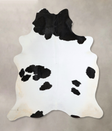 Black and White XX-Large Brazilian Cowhide Rug 8'0"H x 6'7"W #A44417 by Hudson Hides