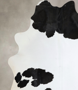 Black and White XX-Large Brazilian Cowhide Rug 8'0"H x 6'7"W #A44417 by Hudson Hides