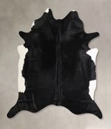 Black and White XX-Large Brazilian Cowhide Rug 7'8"H x 7'0"W #A44440 by Hudson Hides