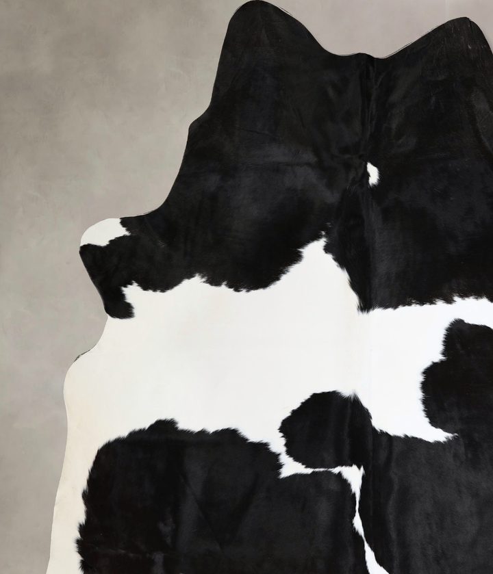 Black and White XX-Large Brazilian Cowhide Rug 8'7"H x 7'2"W #A44444 by Hudson Hides