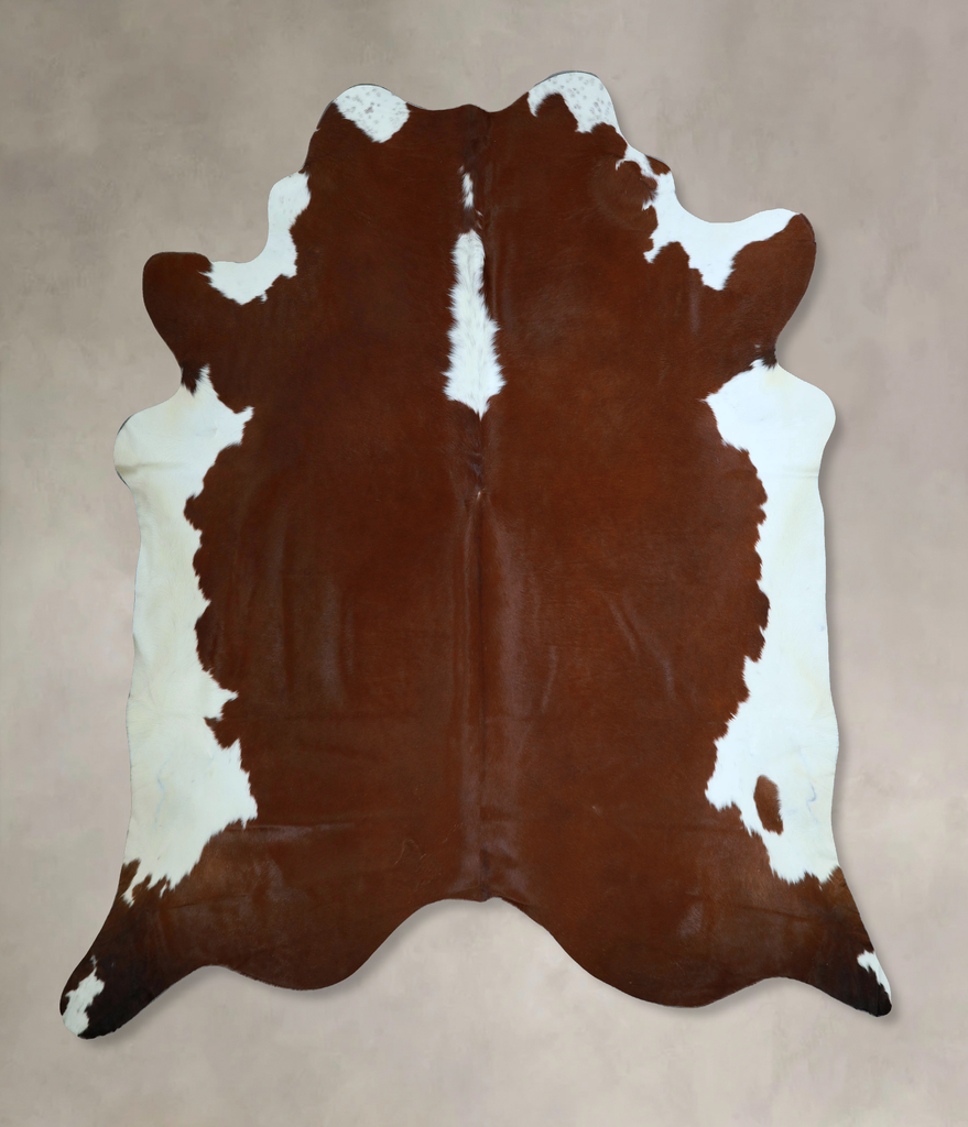 Hereford XX-Large Brazilian Cowhide Rug 8'1"H x 8'2"W #A44447 by Hudson Hides