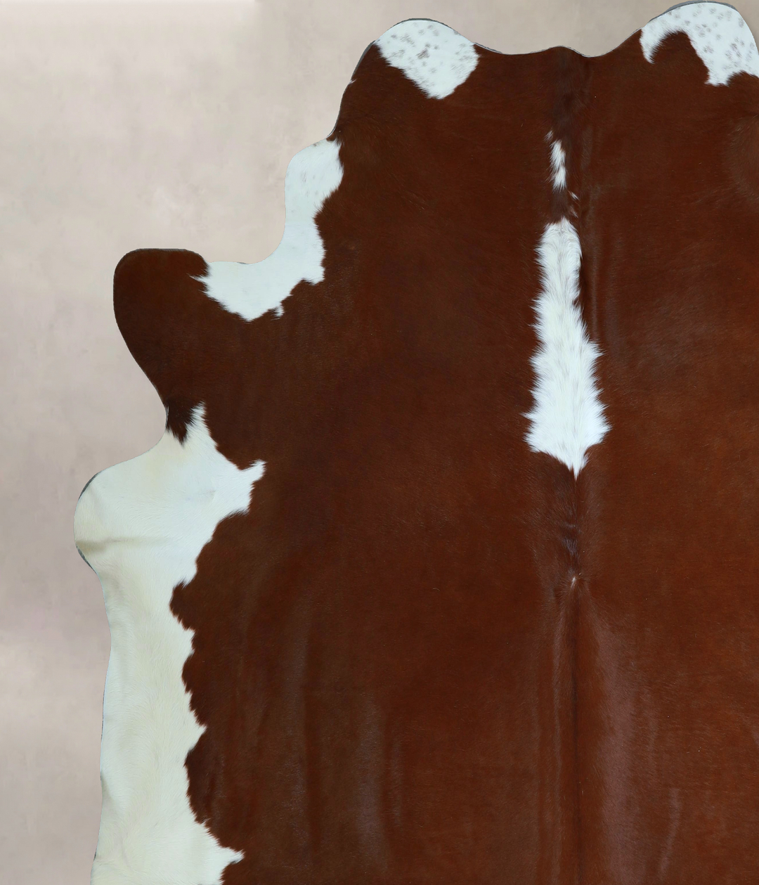 Hereford XX-Large Brazilian Cowhide Rug 8'1"H x 8'2"W #A44447 by Hudso