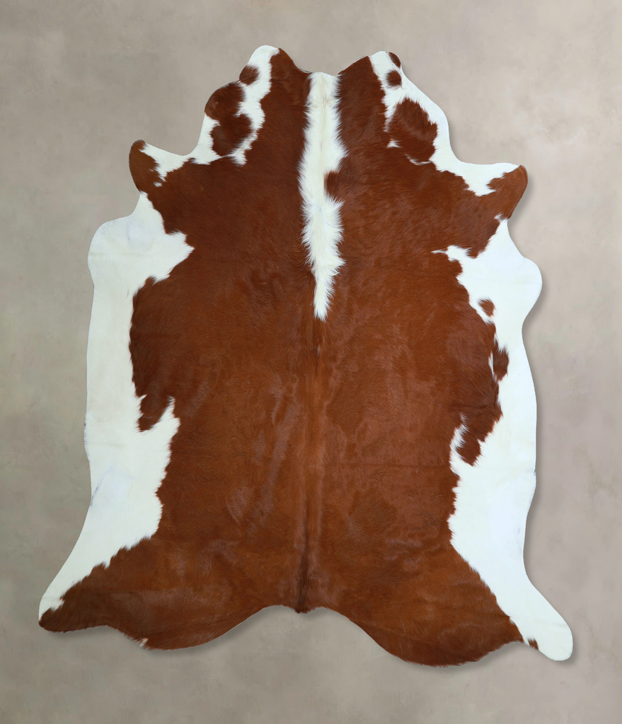 Hereford X-Large Brazilian Cowhide Rug 6'6"H x 6'9"W #A44448 by Hudson Hides