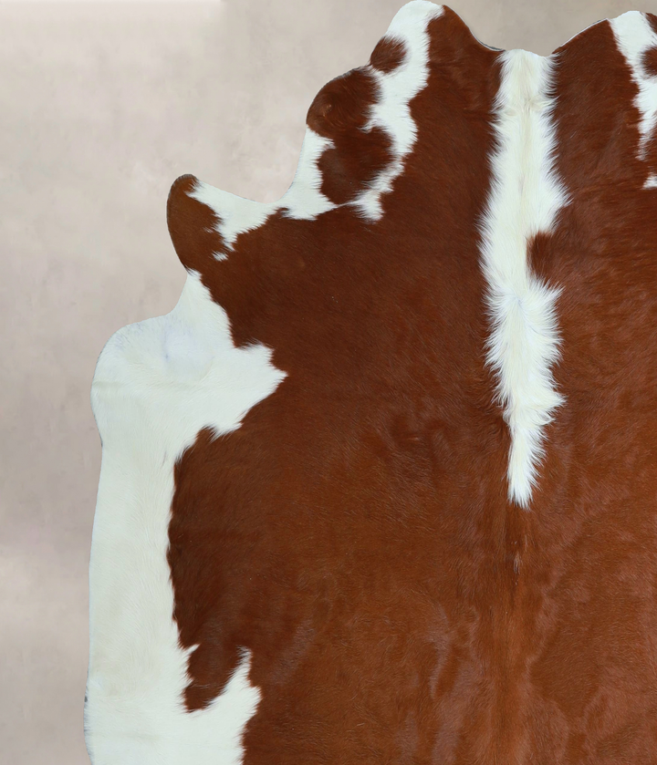 Hereford X-Large Brazilian Cowhide Rug 6'6"H x 6'9"W #A44448 by Hudson Hides