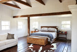 Hereford X-Large Brazilian Cowhide Rug 6'6"H x 6'9"W #A44448 by Hudson Hides