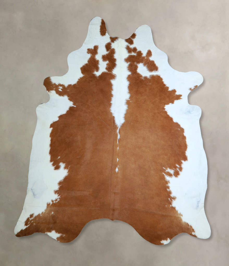 Hereford XX-Large Brazilian Cowhide Rug 8'6"H x 7'4"W #A44449 by Hudson Hides
