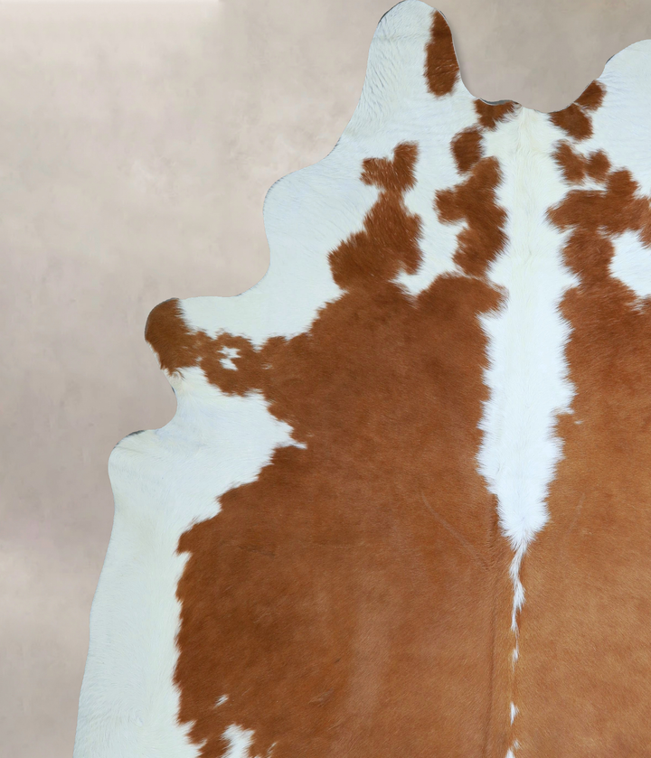 Hereford XX-Large Brazilian Cowhide Rug 8'6"H x 7'4"W #A44449 by Hudson Hides