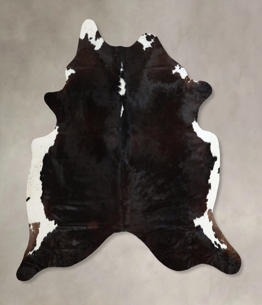Black and White X-Large Brazilian Cowhide Rug 7'6"H x 6'4"W #A44475 by Hudson Hides
