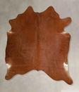 Solid Brown X-Large Brazilian Cowhide Rug 6'11"H x 6'0"W #A44479 by Hudson Hides