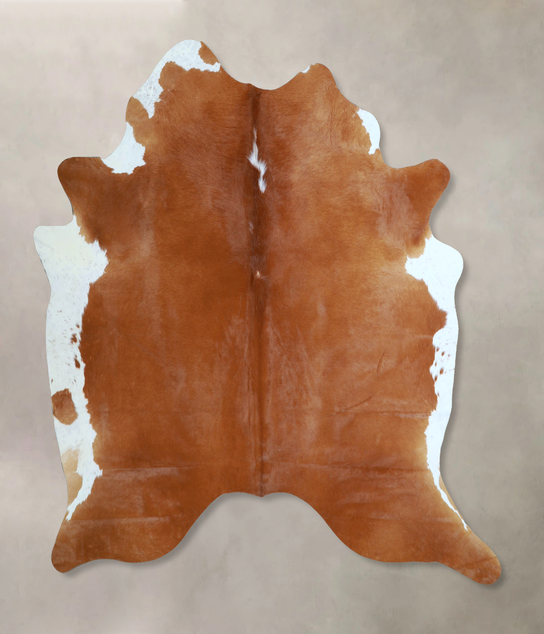 Brown and White Regular Cowhide Rug #A44480
