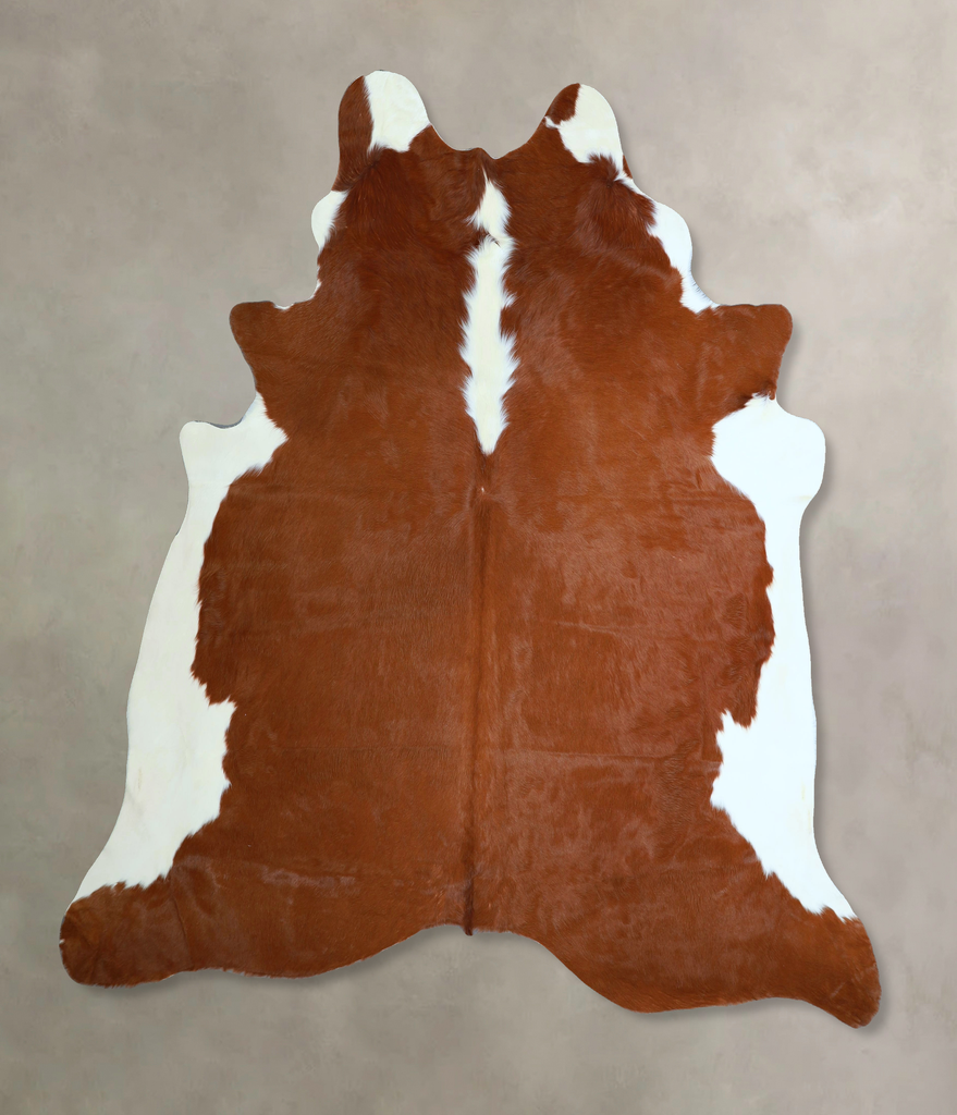 Hereford X-Large Brazilian Cowhide Rug 6'11"H x 6'8"W #A44498 by Hudson Hides