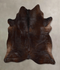 Chocolate Large Brazilian Cowhide Rug 6'6