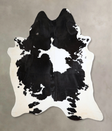 Black and White XX-Large Brazilian Cowhide Rug 8'5"H x 7'3"W #A44507 by Hudson Hides