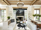 Black and White XX-Large Brazilian Cowhide Rug 8'5"H x 7'3"W #A44507 by Hudson Hides