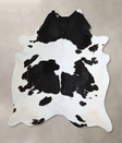 Black and White XX-Large Brazilian Cowhide Rug 8'1"H x 6'7"W #A44512 by Hudson Hides