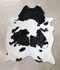 Black and White XX-Large Brazilian Cowhide Rug 8'1