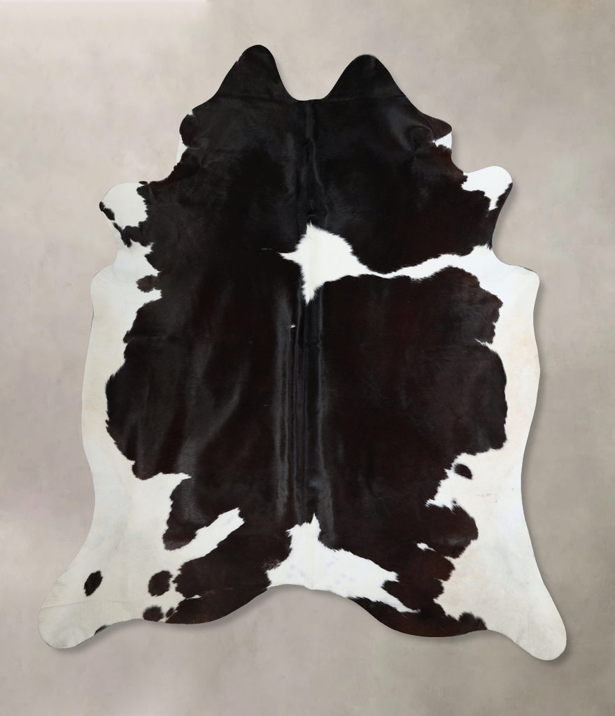 Black and White XX-Large Brazilian Cowhide Rug 8'3"H x 7'5"W #A44513 by Hudson Hides