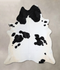 Black and White XX-Large Brazilian Cowhide Rug 8'5